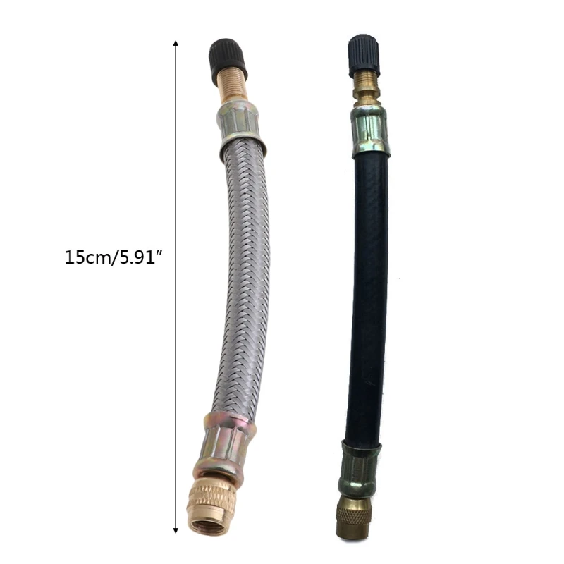 150mm Braided Flexible Hose Car Wheels Tyre Valve Stems Extensions Tube Adapter | Автомобили и мотоциклы