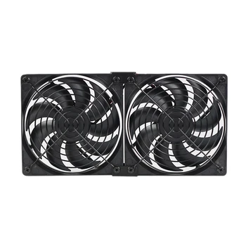 

12cm CPU Cooling Fan 12V DC 3-Pin 3-Wire PC Computer Cooling Case Fan with Metal Finger Guard Grill