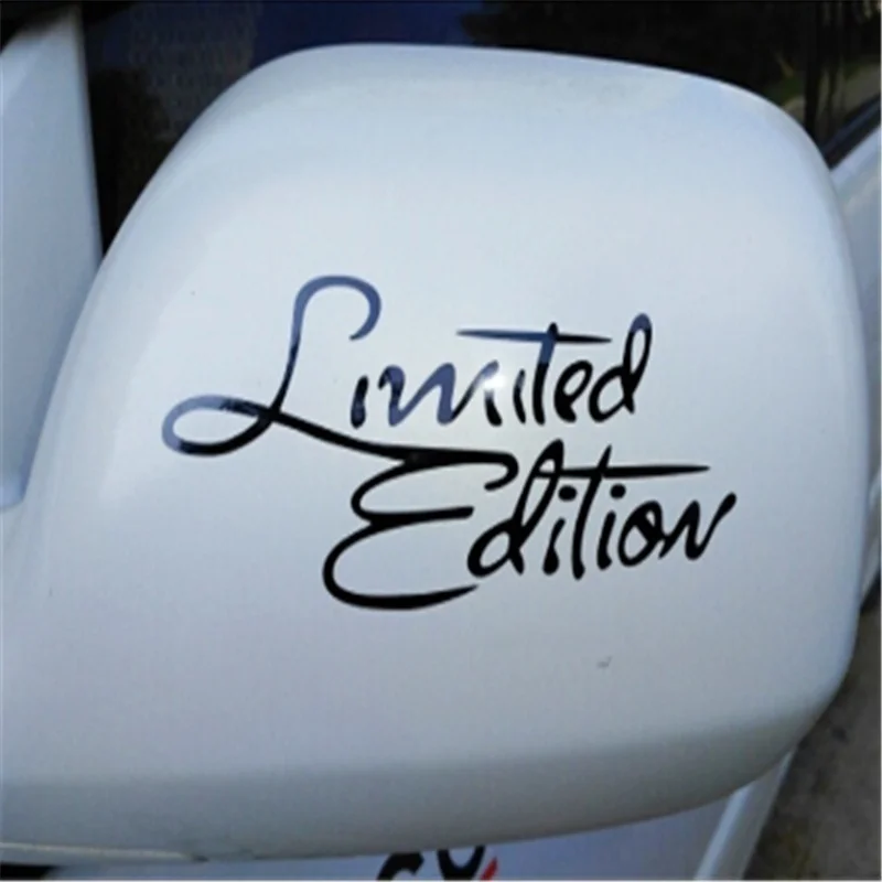 

Car Styling Limited Edition Sticker Funny Auto Car Sticker Badge Decal Motorcycle Reflective Stickers Badge Decals Good