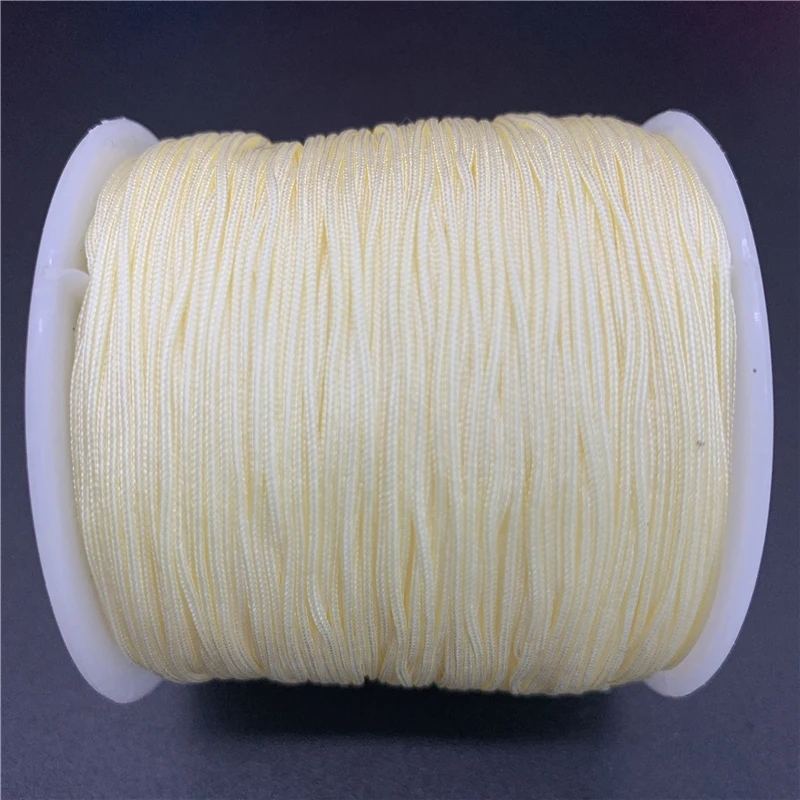 10yards 0.8mm Nylon Cord Thread Chinese Knot Macrame Cord Bracelet Braided String DIY Tassels Beading For Shamballa Rope