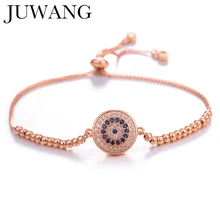 Турецкий браслет голубого сглаза, циркониевый браслет из розового золота, браслет дружбы для Мужчин, Ювелирные изделия ojo turco