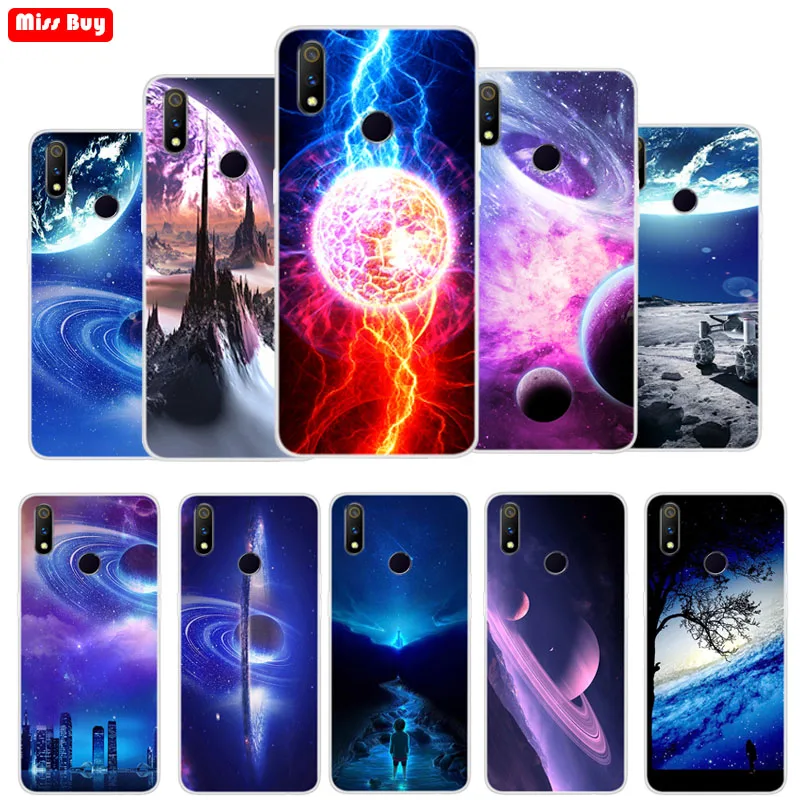 Тонкий силиконовый чехол для OPPO F11 Pro F9 F7 F5 F3 F1S A59 A5 A7 A9 2019 Realme 3 мягкий с принтом