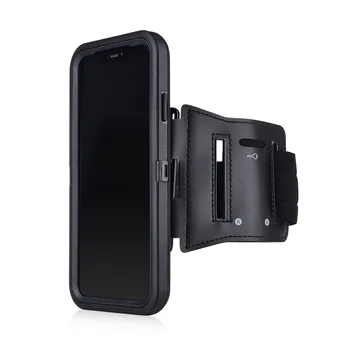 

For iphone x xr xs max 11 pro Max Waterproof Gym Sports Running Arm band grip kickstand cell phone bag phone case cover BIA680