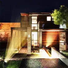 Четыре в одном 10 Вт высокие яркие светодиодные садовые светильники Стабильная производительность зарядка защита от перегрузки Водонепроницаемая наружная вставка торшер