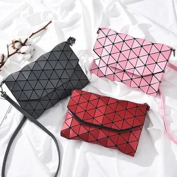 

Geometric Matte Crossbody Bags High Designer for Women 2020 Satin Finished Surface Makeup Messenger Bags Mini Shoulder Bag