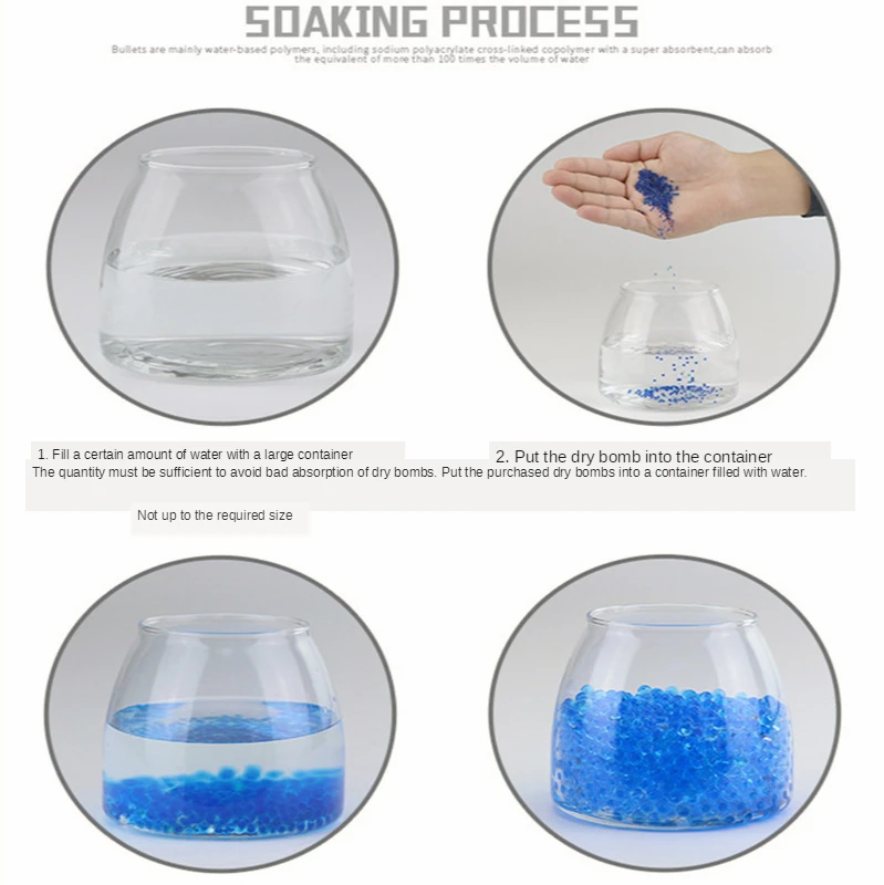 Multi Color Water Gun Special Absorbent Bomb 6 7 8 9 11 11 13mm Crystal Bomb Can Launch 10 000 Rounds Aliexpress