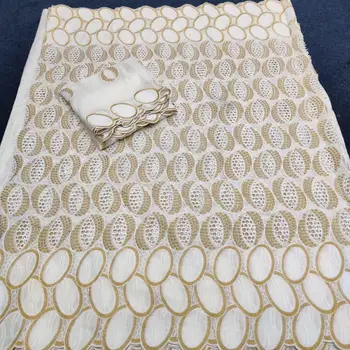 

Madison African Cotton Lace Fabric High Quality Stones Swiss Voile Lace Cotton Lace Nigerian Dry Lace Fabric For Wedding