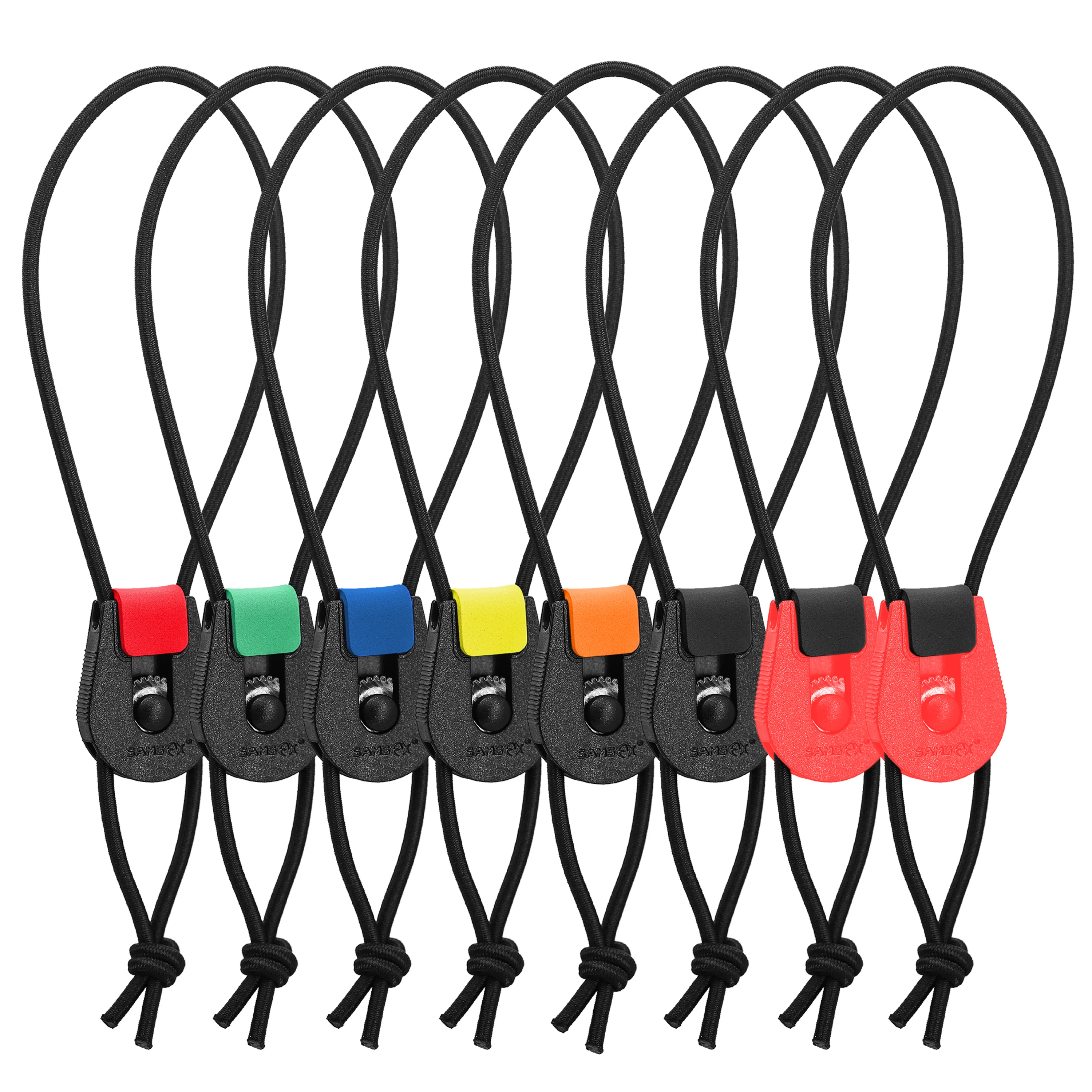 SAMSFX Quick Rod Tie Straps Fishing Rod Bungee Leash Pole Ultimate Ties