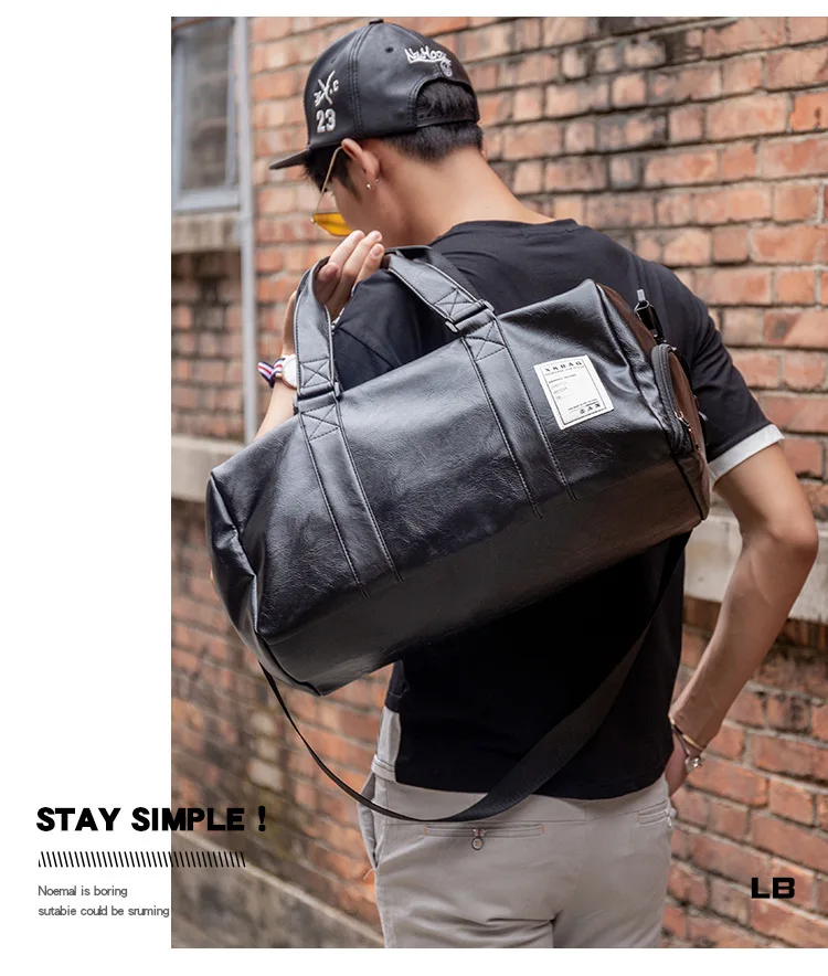Модный дизайн большой вместительности, сумка на плечо, дорожная сумка для мужчин/женщин, дорожная сумка из искусственной кожи, сумки-мессенджеры, винтажная мужская сумка