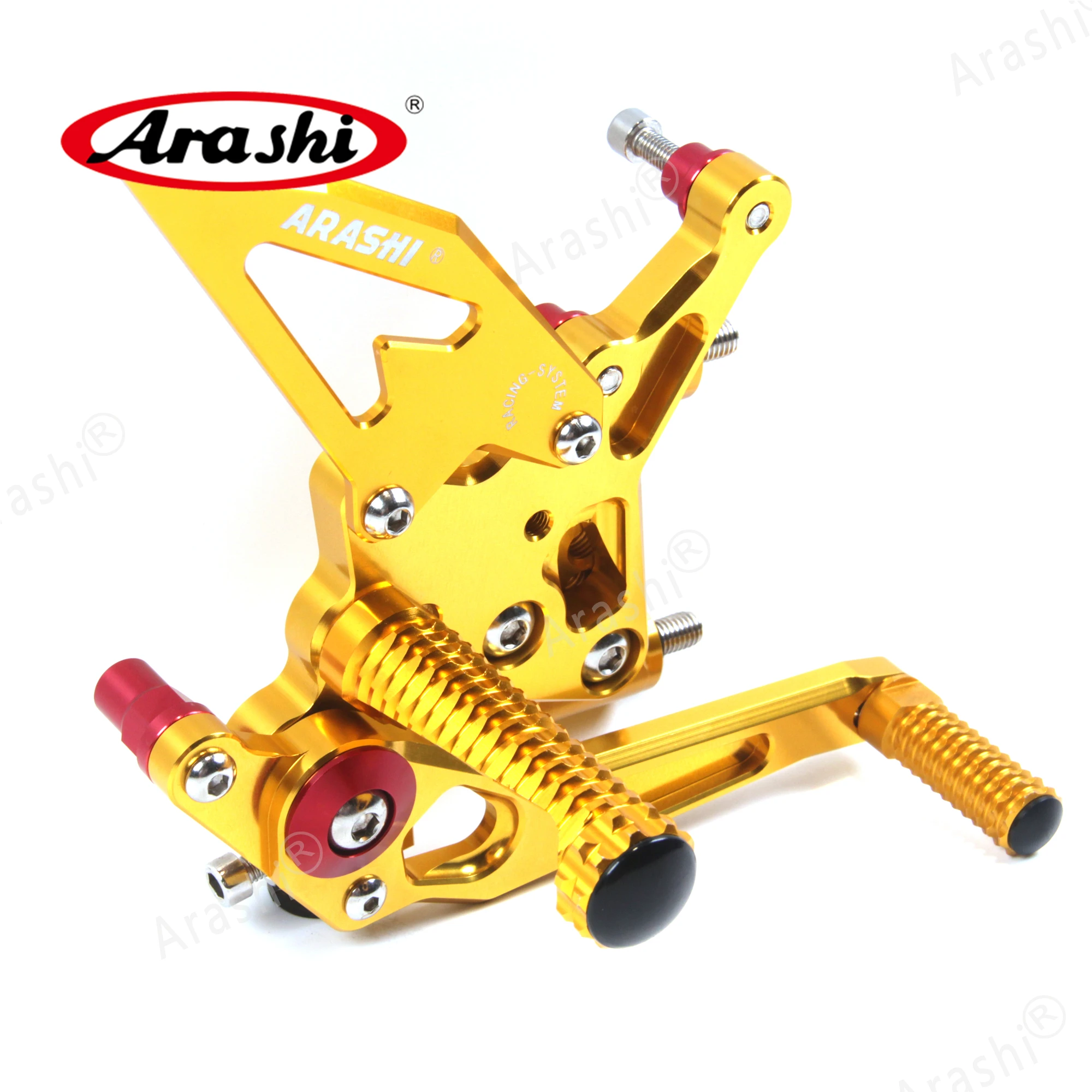 Arashi 1 комплект для поездок на мотоцикле DUCATI 1199R 1199S 2012 2013 ЧПУ Rider регулируемая подножка подножки задняя подставка для ног
