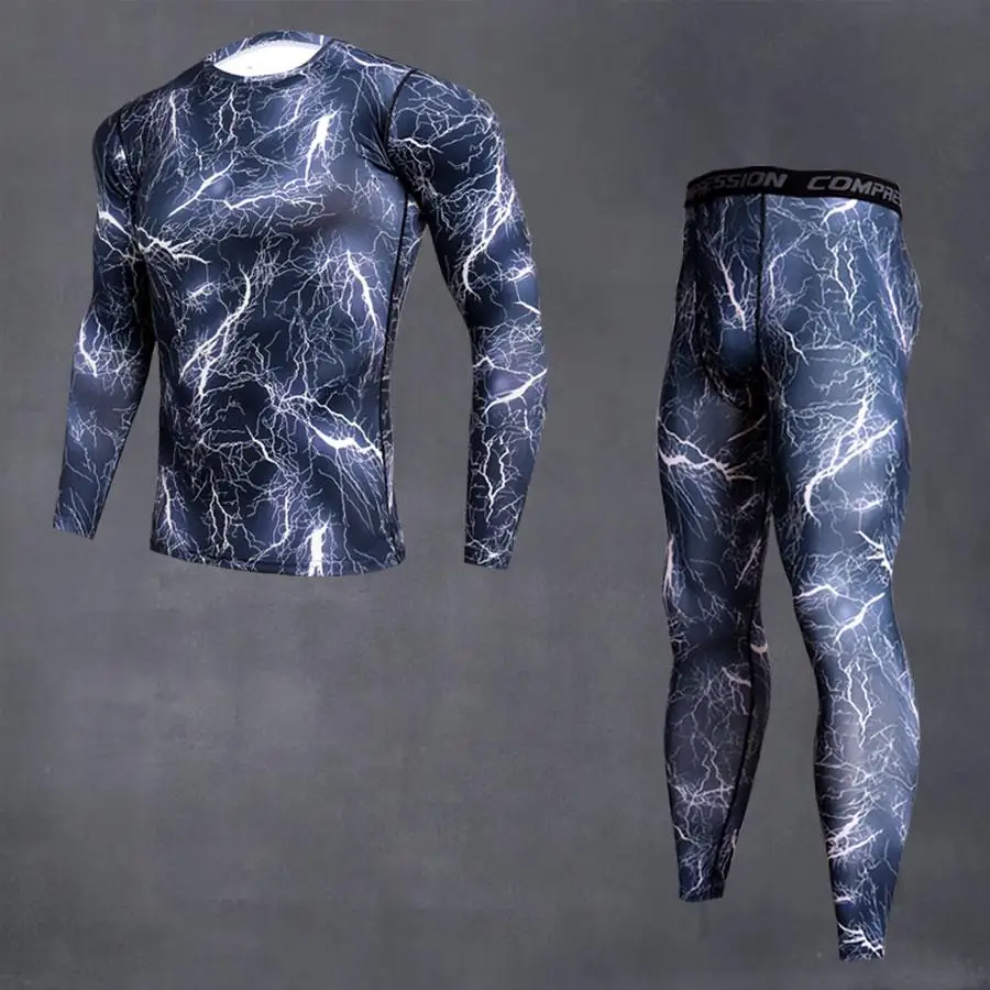 Комплект нижнего белья для лыж> зимнее Термобелье> компрессионный костюм для бега> мужское термобелье> спортивный костюм для фитнеса