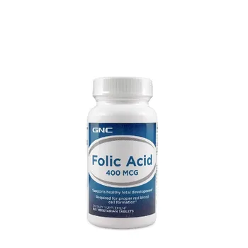 

GNC folate 400 micrograms 100 tablets