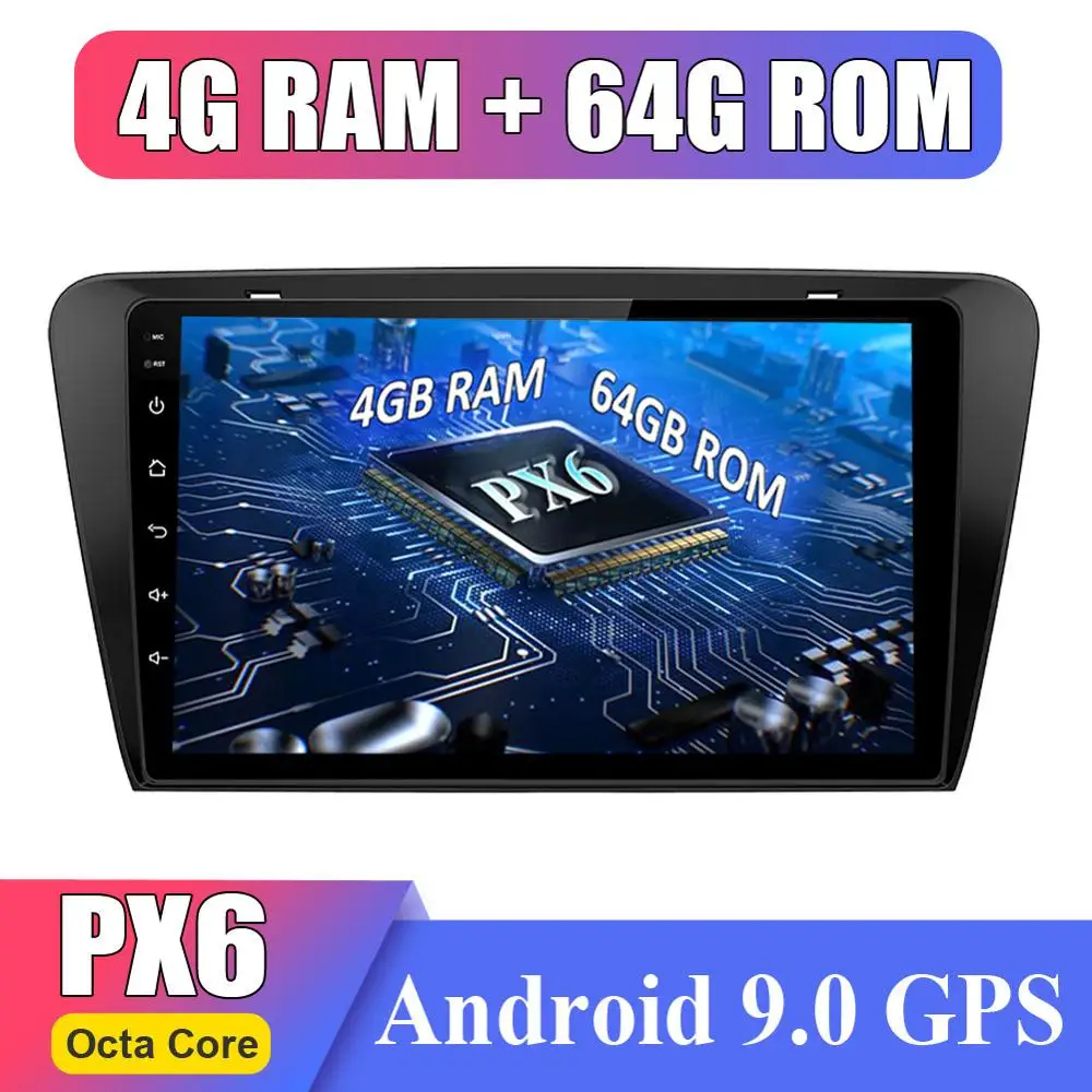 

Android 9 Autoradio For SKODA Octavia 2014 2015 Car Multimedia player 2 Din DVD GPS 8 Core RAM 4GB ROM 64GB FM Radio