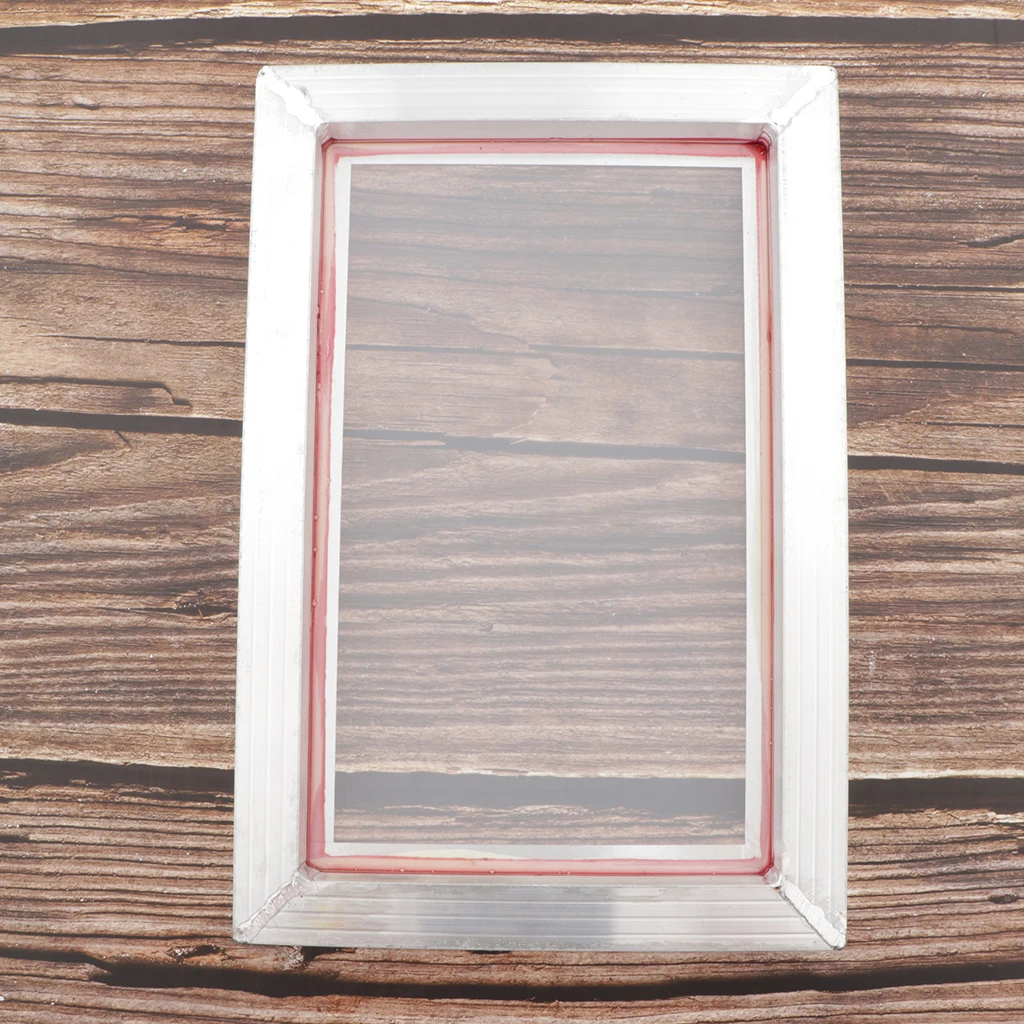 Pre-Stretched Aluminum Silk Screen Printing Frame with 43 tpi White Mesh