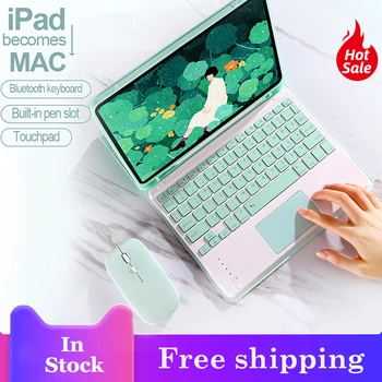 

Touchpad Keyboard For iPad Case keybar Mouse iPad Pro 9.7 10.5 11 Air 2 3 10.2 2019 2017 2018 2020 5th 6th 7th Generation Cover