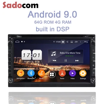 

DSP TDA7851 2 din Android 10.0 4GB RAM 64GB ROM 8 Core Car DVD Player Navi RDS Radio Band wifi Bluetooth 5.0 For universal