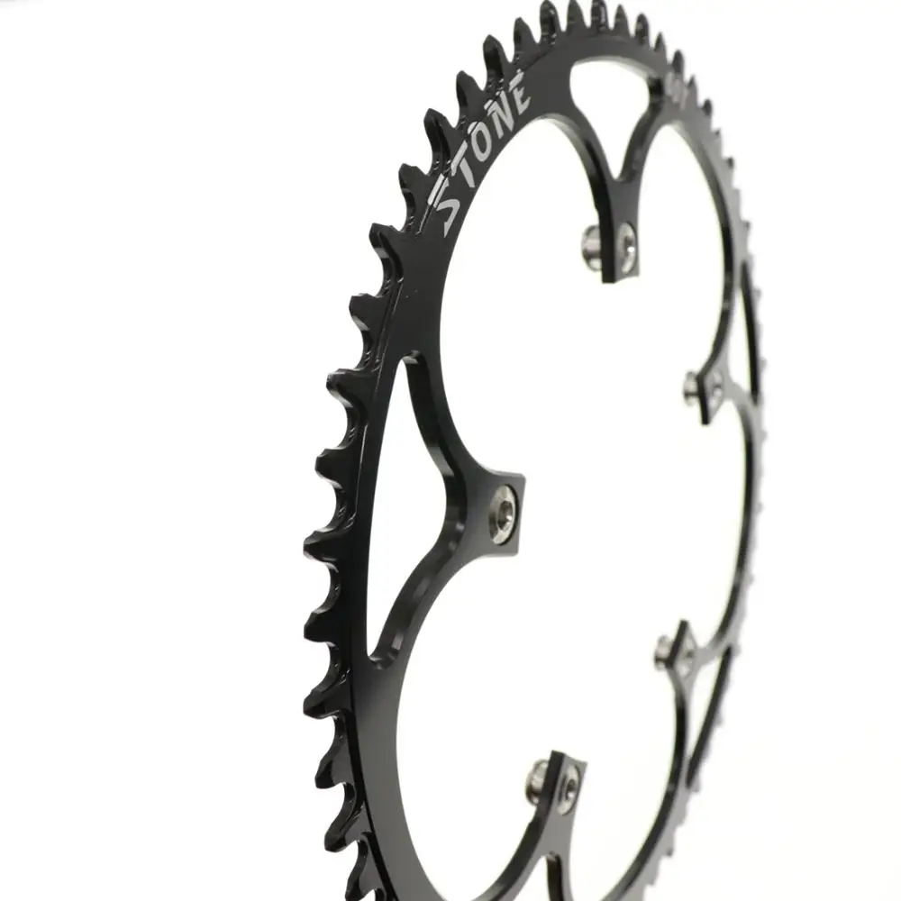 Plato de piedra 135BCD redondo estrecho, diente ancho 42 44 48 50 52 54 de diente de bicicleta 135 bcd - AliExpress Deportes y entretenimiento