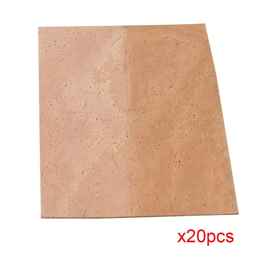 

Yibuy 20Pcs Sax Neck Cork Sheet Instrument Accessory for Saxophone Oboe Parts