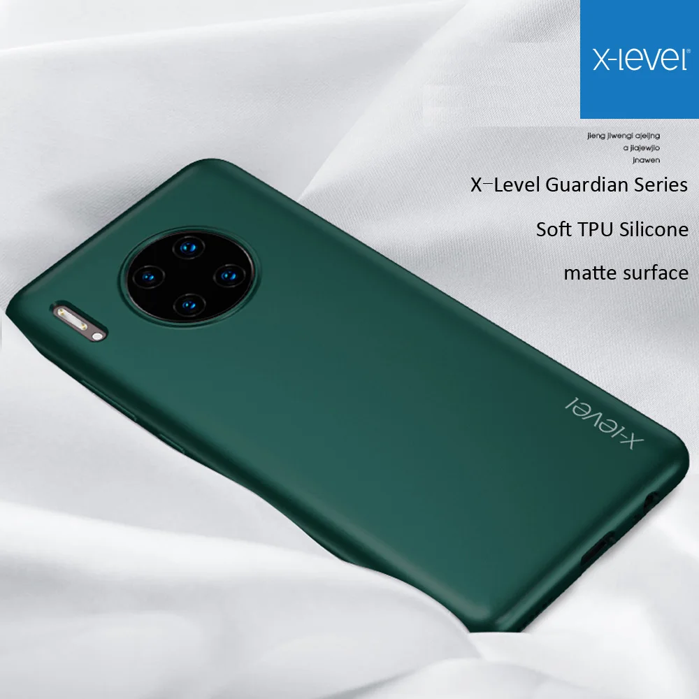X-Level Soft Silicone Case For Huawei Mate 30 Pro X Level Ultra thin Matte TPU Protective Cover | Мобильные телефоны и