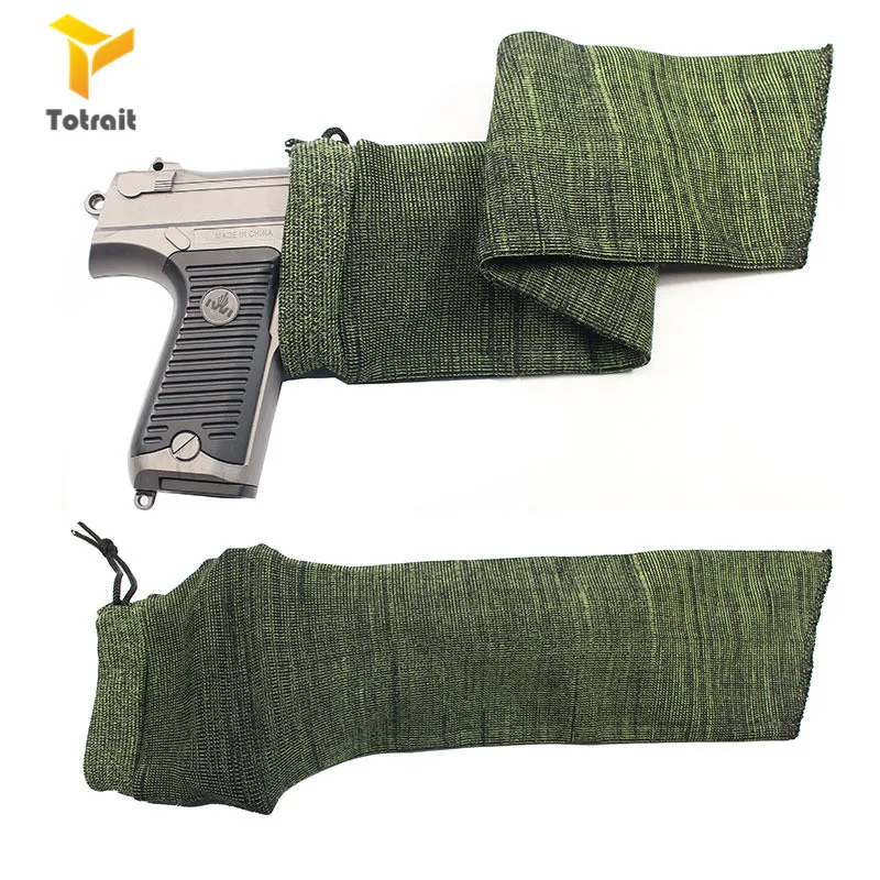 

Knit Gun Sock Polyester Silicone Treated Rifle Shotgun Fishing Rod Sock Protection Cover Bag Case Tactical Hunting caza