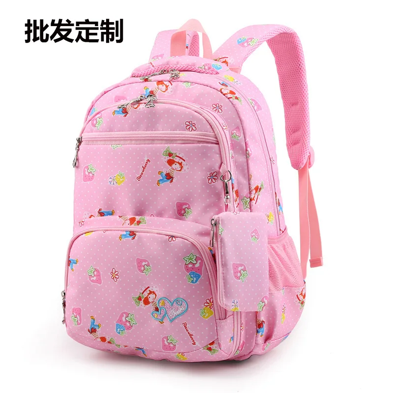 

CHILDREN'S School Bags Korean-style Cartoon Cute Fruit Printed Kindergarten Backpack Anti-Spillage Young STUDENT'S Backpack