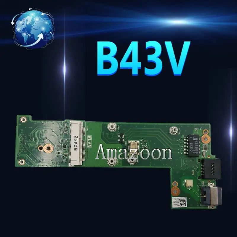 Amazoon B43V I/O плата для For Asus Ethernet LAN порт REV 2 0 PCB BTC 202 B 94V 100%
