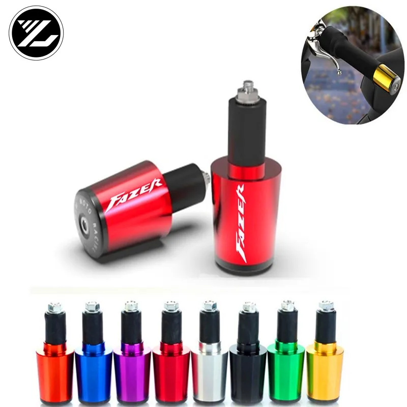 Universele Motorcycle Handlebar Ends Aluminum 22mm Motor Grips Handle Bar Ends for Yamaha FZS