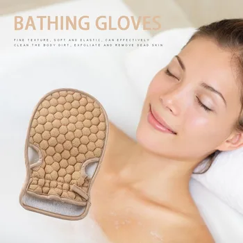

Bath Rubbing Glove Free Cuozao Towel Scrubber Exfoliating Back Tool Bath Honeycomb Scrub Gloves Body Massage Wash Tool