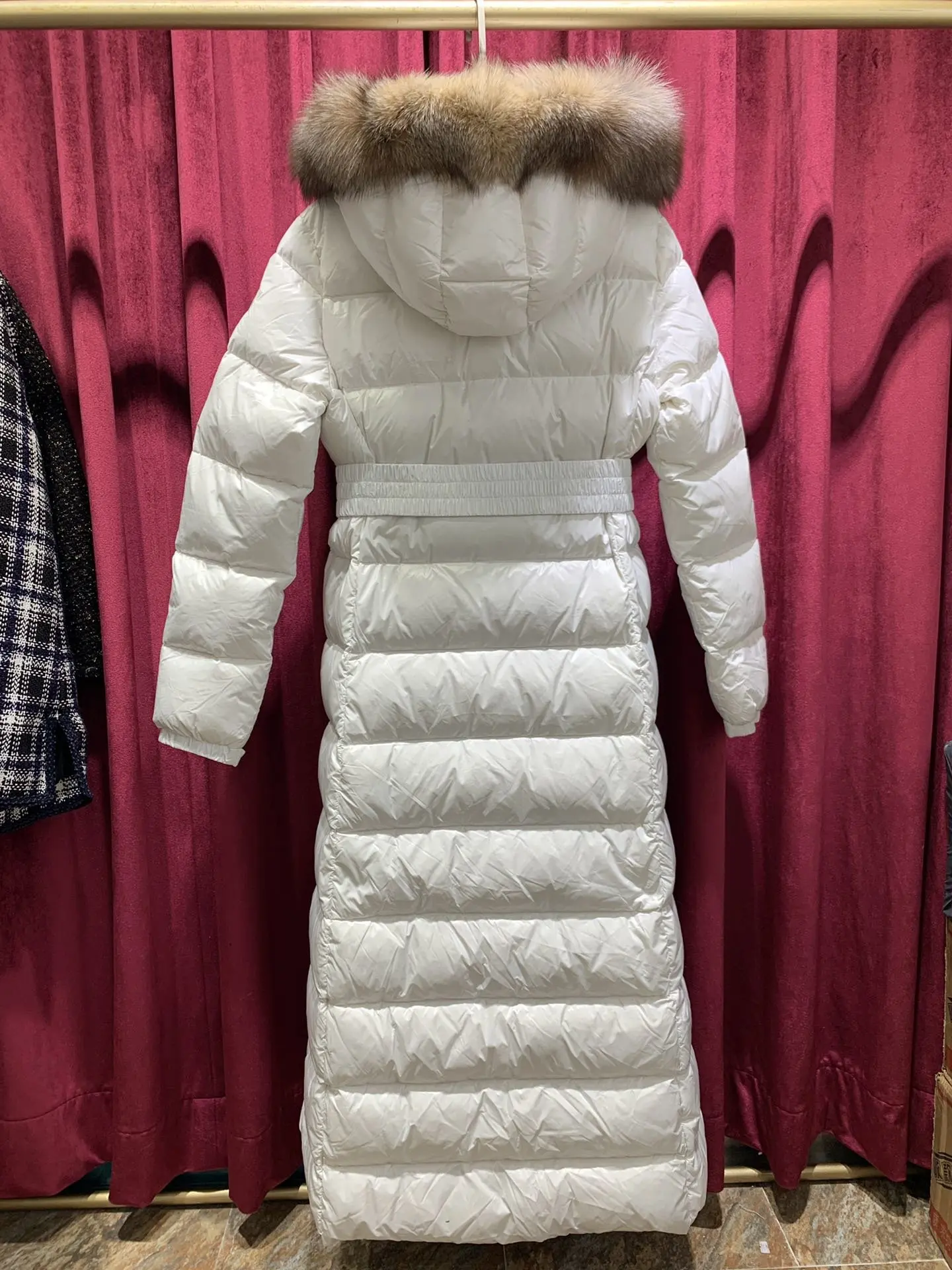 107125 Классическая Женская Осенняя зимняя удлиненная куртка винтажное Женское