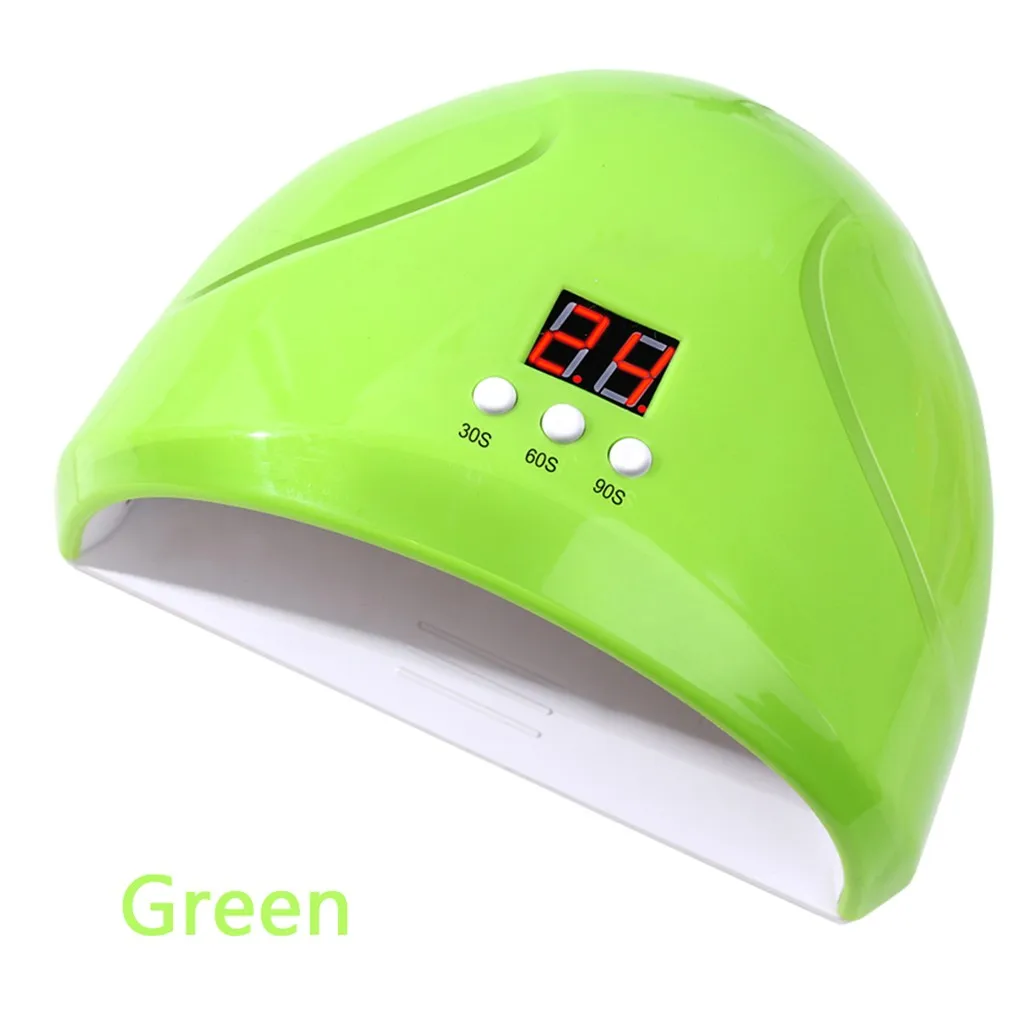 Green Лампа для маникюра 36 Вт Интеллектуальная Индукционная Usb мощная лампа для ногтей лампа для маникюра гелевая лампа для ногтей лампа для сушки гель-лака - Цвет: Green