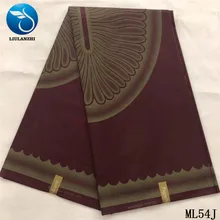 LIULANZHI настоящая восковая ткань 6 ярдов/партия Горячая нигерийский восковой хлопок для платья восковые принты ткань ML54J01-ML54J26