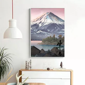 

The Kawaguchi Trail poster Canvas painting Print Wall Art Home Decor Poster No Frame
