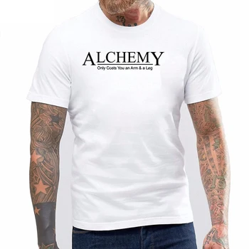

Cotton T Shirts Clothing Short Graphic Alchemy, It Costs You An Arm & Leg, Full Metal Alchemist O-Neck Top Tees T-Shirt