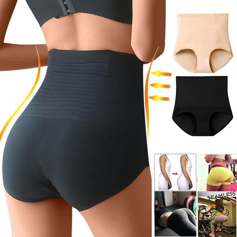 Womens Slimming Panties High Waist Tummy Control Briefs Female Trainer Shaping Underpants Butt Lifter Shapewear Underwear shapewear for dresses