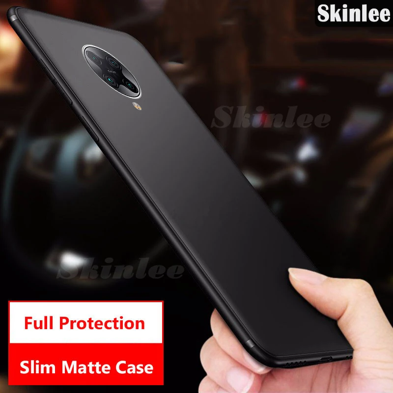 Чехол Skinlee для Poco F2 Pro полная защита мягкий силиконовый матовый чехол Xiaomi Pocophone
