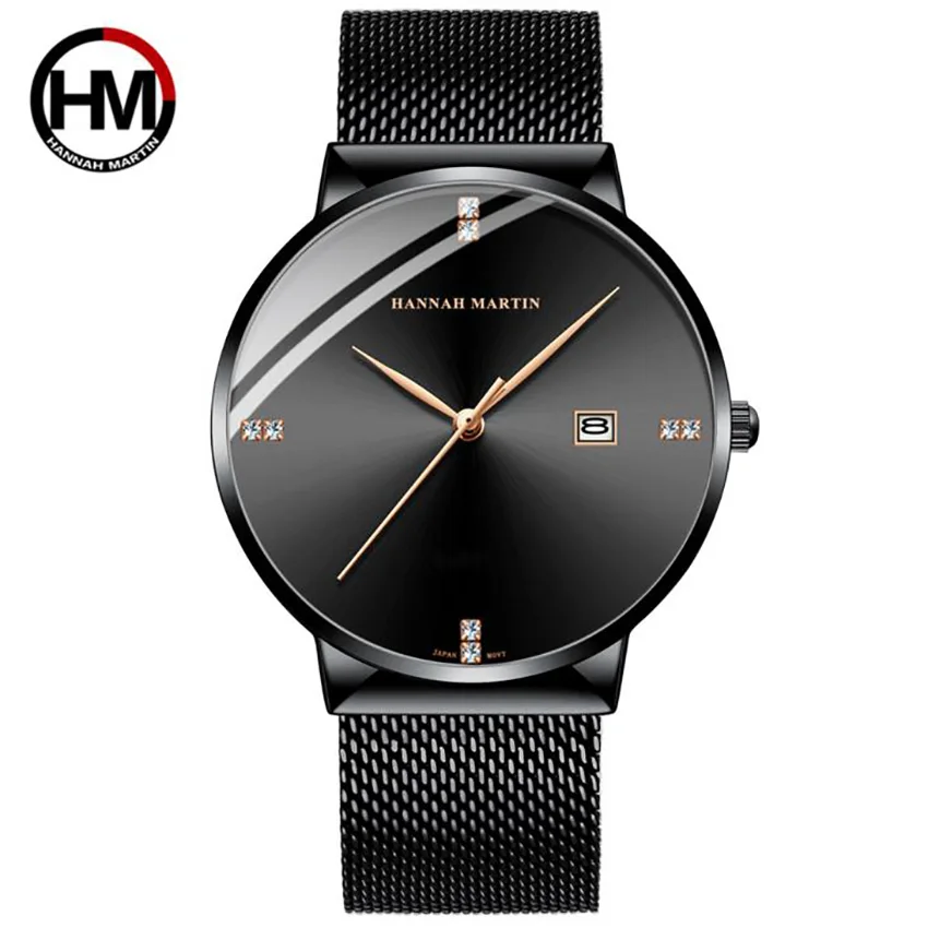 

Top Brand luxury Diamond watch Waterproof clock Stainless Steel Mesh Small Dial Men Watches Quartz relogio masculino feminino