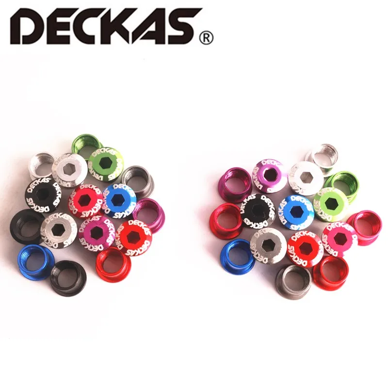 DECKAS 5 шт./компл. велосипед диаметра окружности болтов(болты 2X передняя Звездочка болты велосипеда для горного велосипеда Красочные Винт дисковые тормоза велосипеда