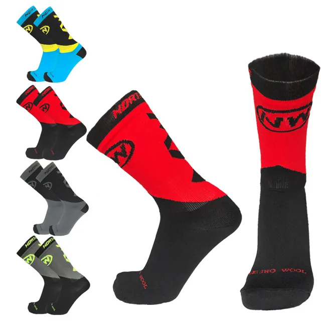 US $2.30 Compress Professional Competition Bicycle Sock Autumn and Winter Cycling Socks