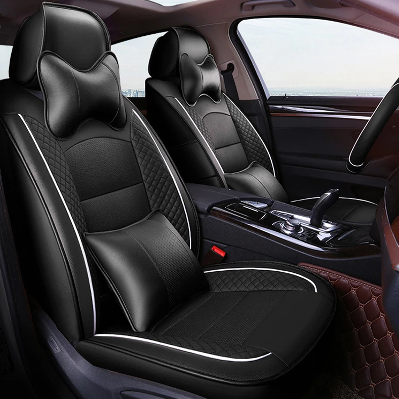 Чехол на автомобильное сиденье для Nissan X TRAIL Qashqai Fuga Faux Murano Top Cefiro Mitsubishi Outlander Pajero