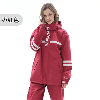 

Waterproof Outdoor Rain Coat Camouflage Adult Motorcycle Fashion Raincoats Women Set Capa De Chuva Men Hiking Rain Gear L