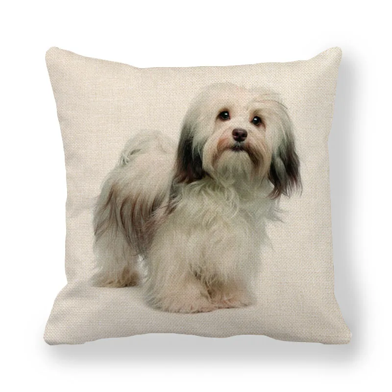 45 см* 45 см собака дизайн лен/хлопок Чехлы на диванные подушки дивана Наволочка на подушку Декор для дома Наволочка на подушку