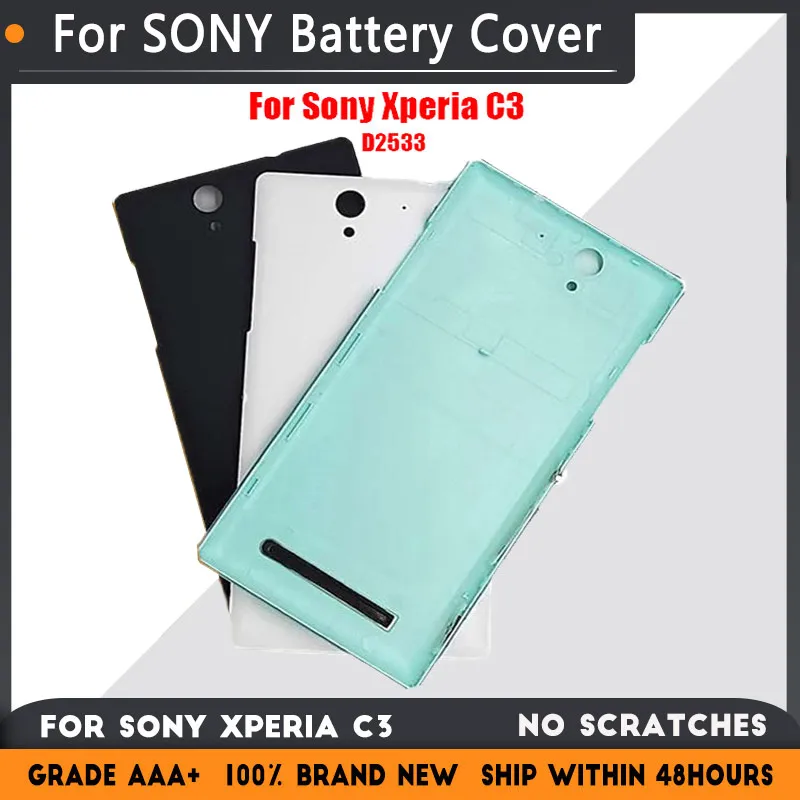Back Battery Cover Door For Sony Xperia C3 D2502 D2533 With repair parts Housing Rear | Мобильные телефоны и аксессуары