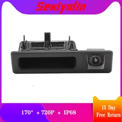 Lente ojo de pez para coche, vista trasera, marcha atrás, cámara de manija de maletero para BMW 3 Series 5 X3 Series F10 F11 F25 F30