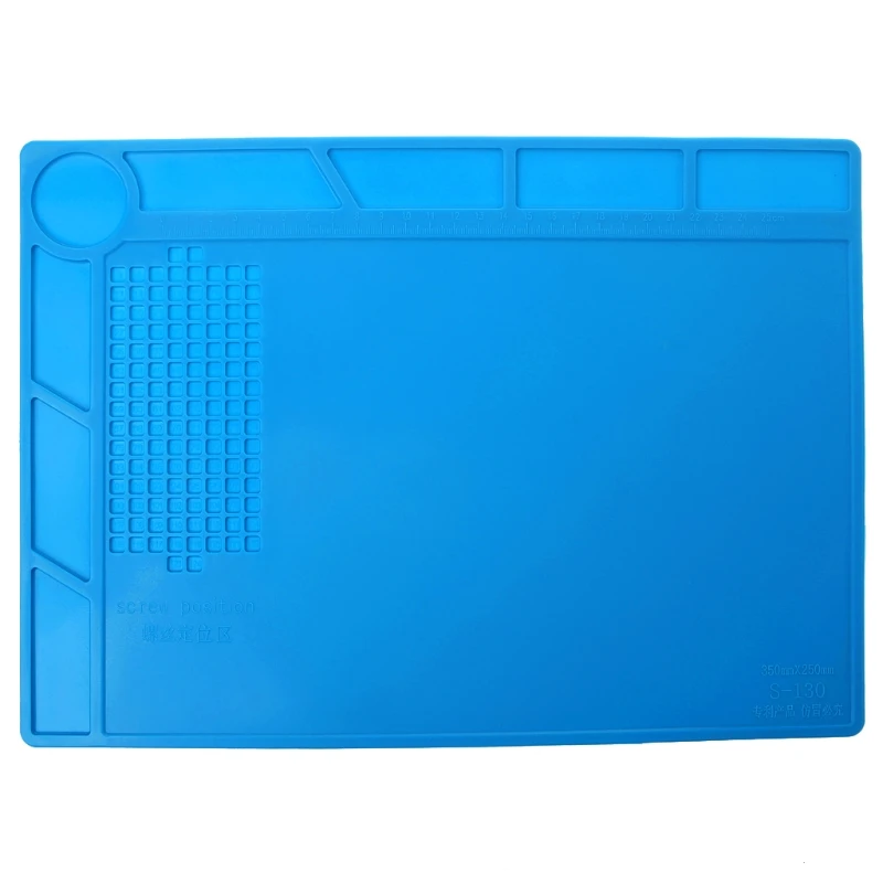 

35x25cm Heat Insulation Silicone Pad Electrical BGA Soldering Repair Station Maintenance Platform Drop Ship Support