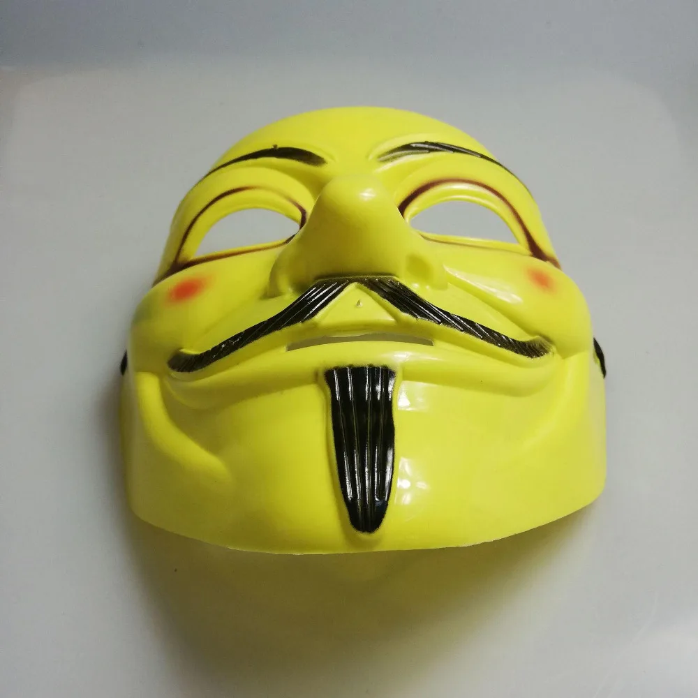 V Vendetta Маска Guy Faws ПВХ маска аноним Хэллоуин ужас полное лицо маски косплей маскарадный костюм для вечеринки маски