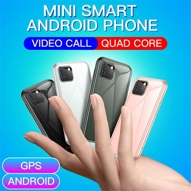 Super Mini SOYES XS11 SmartPhone 1GB RAM 8GB ROM 2.5 Inch MT6580A Quad Core Android 6.0 1000mAh 2.0MP Small Pocket Mobile phone 5