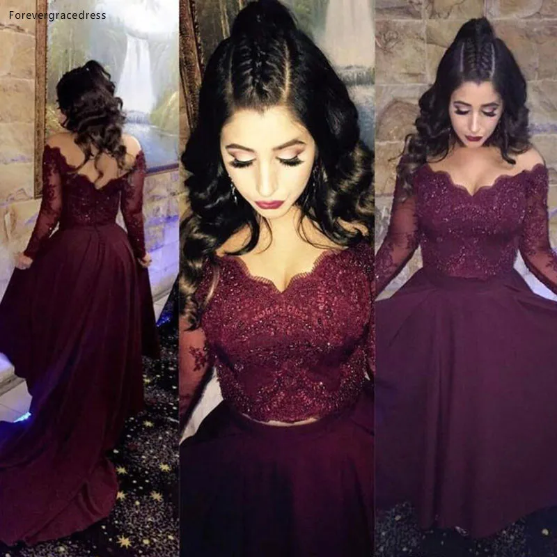 Vestido de de graduación de encaje, color vino borgoña, transparente, talla grande, hecho a medida - AliExpress Bodas y eventos