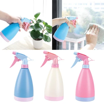 

Hand Pressed Watering Can Portable Adjustable Nozzle Candy Colored Small Watering Sprayer Gardening Mist Sprinkler Tool