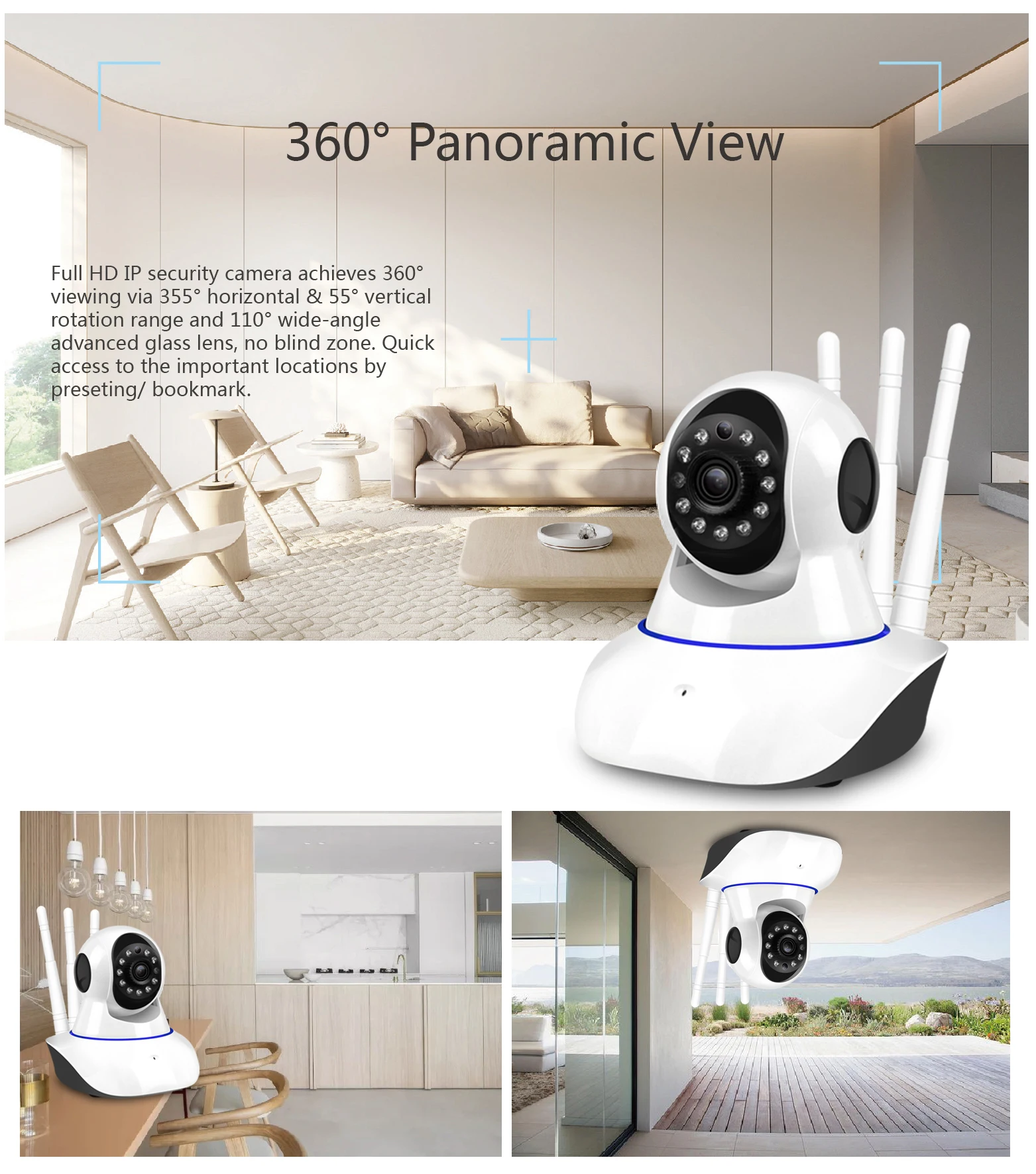 2020 NEW 1080P YI Camera APP 2.4G 5G dual-band Wifi Camera Home Security CCTV Camera Surveillance IR Night Vision Baby Monitor