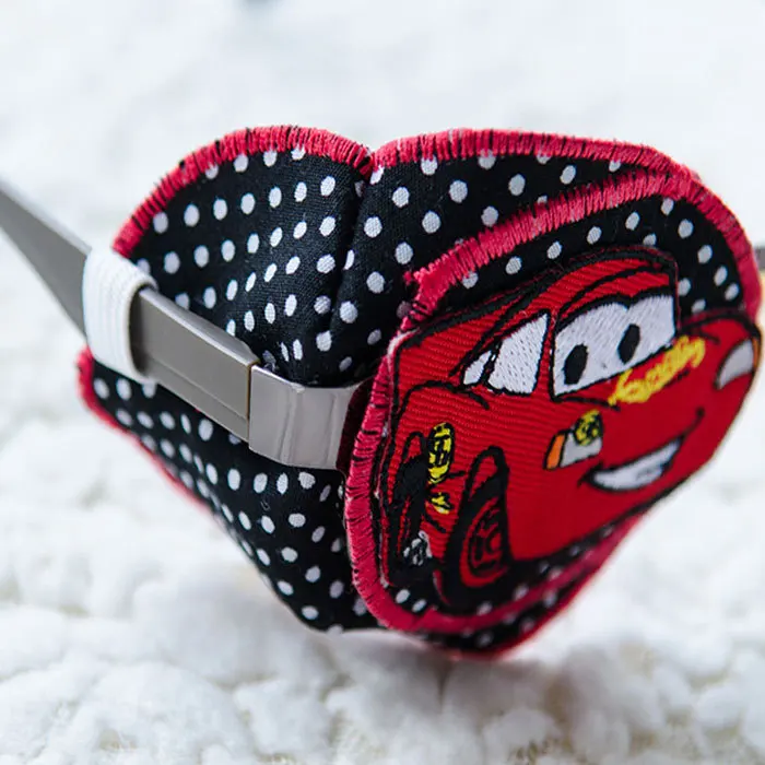 

McQueen Weak Sight Eye Patch Monocular Correction CHILDREN'S Cartoon Blindfold Cover Handmade Pure Cotton Thin Stereo